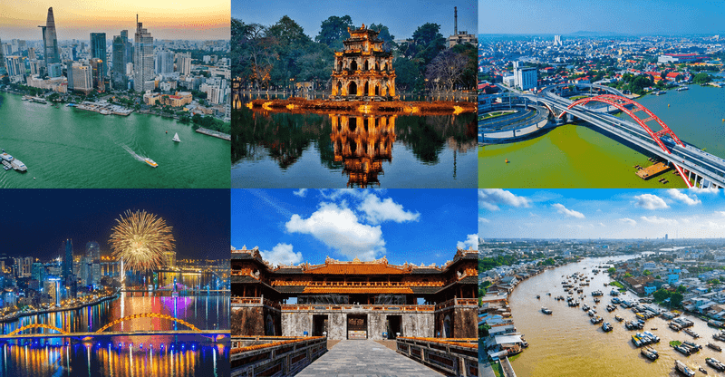 Việt Nam hiện có 6 thành phố trực thuộc Trung ương