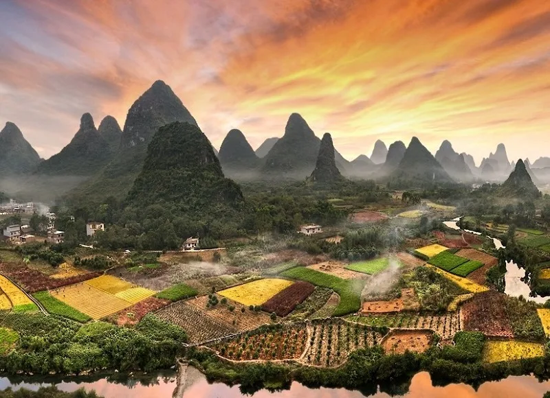 Danh thắng Quế Lâm thơ mộng áp dụng chính sách miễn visa 144 giờ.